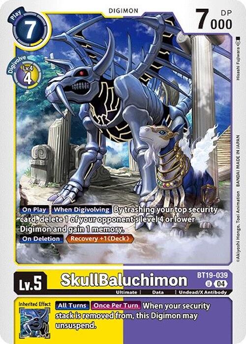 SkullBaluchimon [BT19-039] [Release Special Booster Ver.2.0] | Cracking-Singles