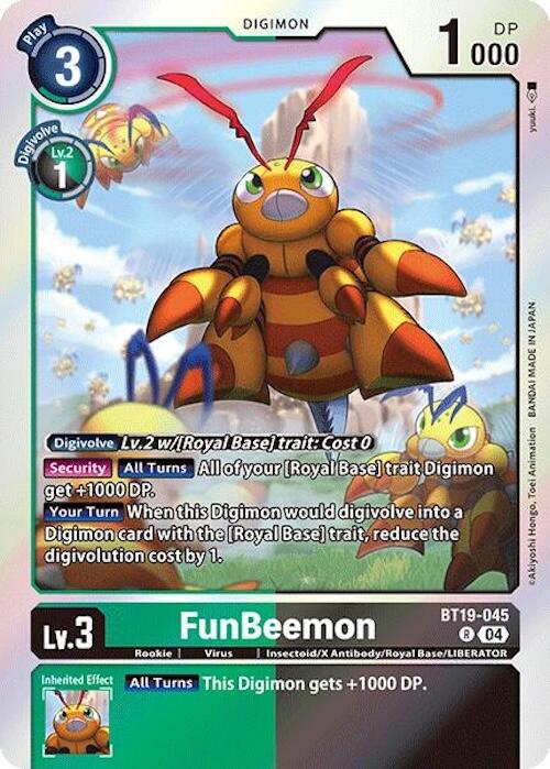 FunBeemon [BT19-045] [Release Special Booster Ver.2.0] | Cracking-Singles