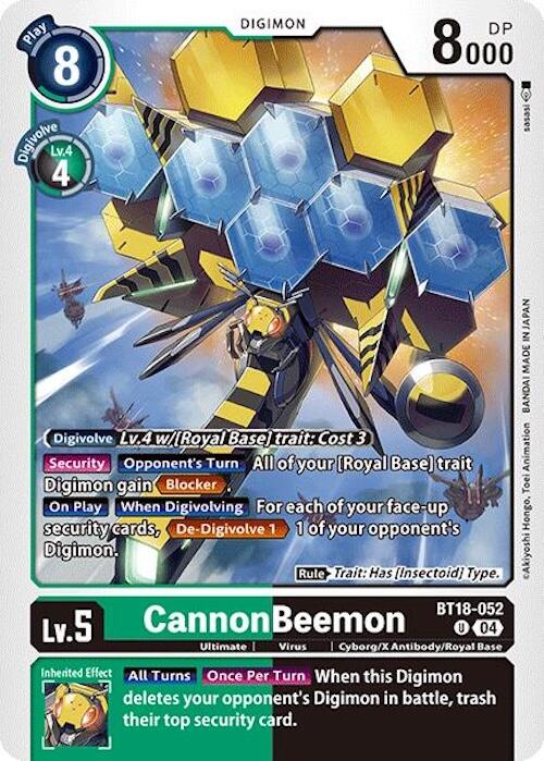 CannonBeemon [BT18-052] [Release Special Booster Ver.2.0] | Cracking-Singles