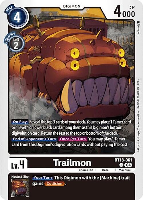 Trailmon [BT18-061] [Release Special Booster Ver.2.0] | Cracking-Singles