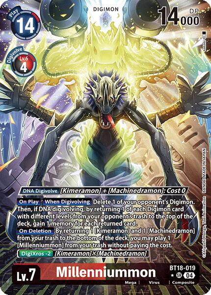 Millenniummon [BT18-019] (Alternate Art) [Release Special Booster Ver.2.0] | Cracking-Singles