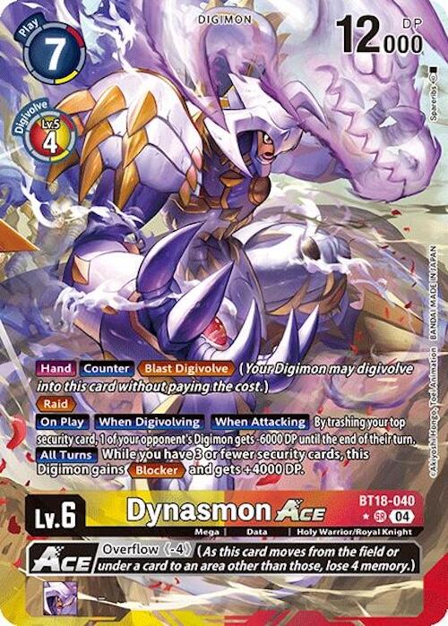 Dynasmon ACE [BT18-040] (Alternate Art) [Release Special Booster Ver.2.0] | Cracking-Singles