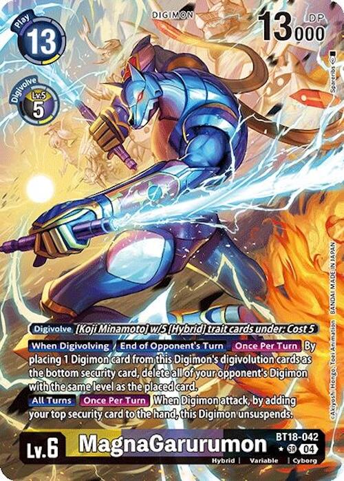 MagnaGarurumon [BT18-042] (Alternate Art) [Release Special Booster Ver.2.0] | Cracking-Singles