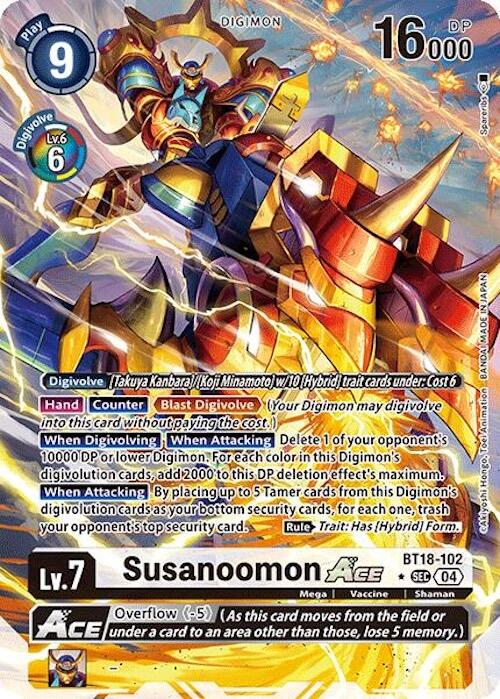 Susanoomon ACE [BT18-102] (Alternate Art) [Release Special Booster Ver.2.0] | Cracking-Singles
