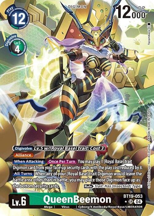 QueenBeemon [BT19-053] (Alternate Art) [Release Special Booster Ver.2.0] | Cracking-Singles