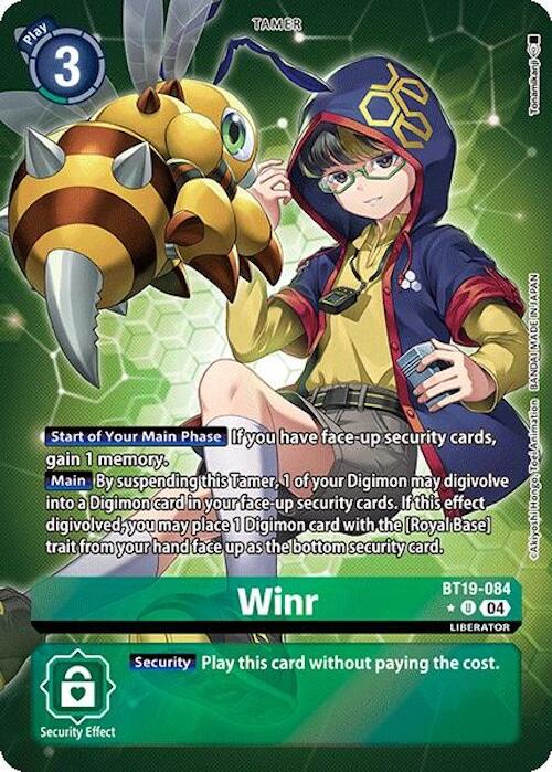 Winr [BT19-084] (Alternate Art) [Release Special Booster Ver.2.0] | Cracking-Singles