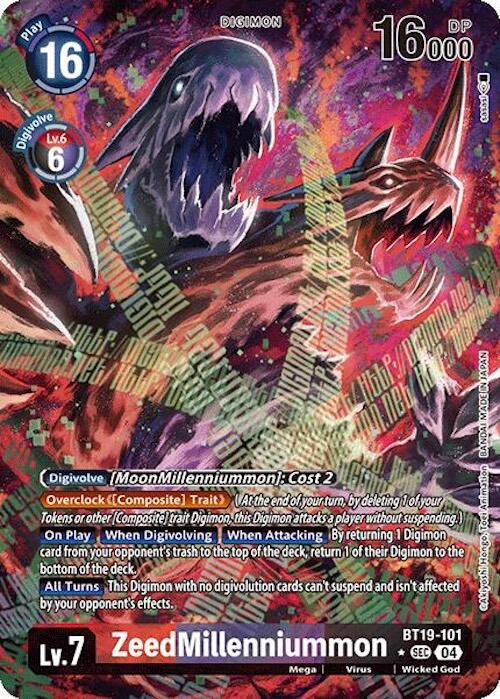 ZeedMillenniummon [BT19-101] (Alternate Art) [Release Special Booster Ver.2.5] | Cracking-Singles