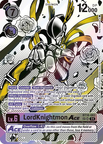 LordKnightmon ACE [BT18-083] (Textured) [Release Special Booster Ver.2.0] | Cracking-Singles