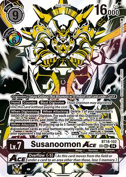 Susanoomon ACE [BT18-102] (Textured) [Release Special Booster Ver.2.0] | Cracking-Singles