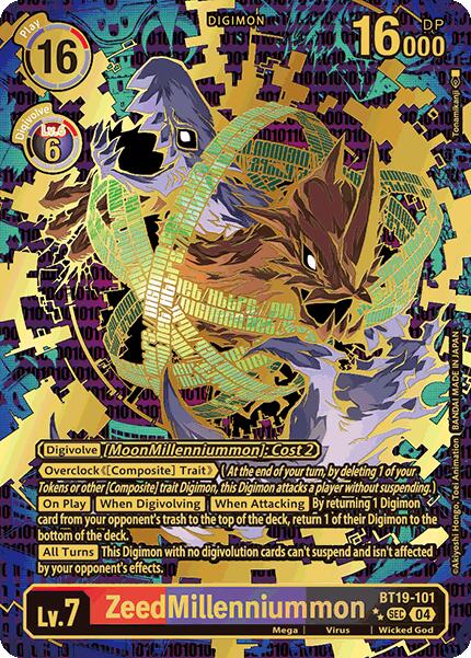 ZeedMillenniummon [BT19-101] (Textured) [Release Special Booster Ver.2.5] | Cracking-Singles