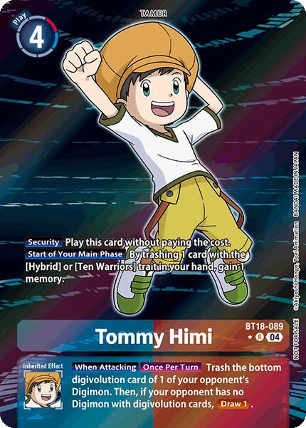 Tommy Himi [BT18-089] (Release Special Booster Ver.2.0: Box Promotion Pack) [Release Special Booster Ver.2.0] | Cracking-Singles