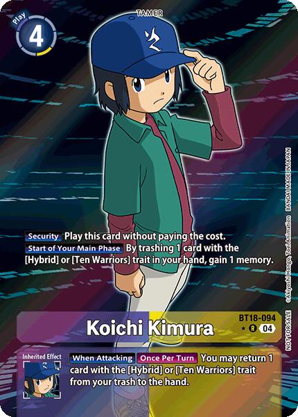 Koichi Kimura [BT18-094] (Release Special Booster Ver.2.0: Box Promotion Pack) [Release Special Booster Ver.2.0] | Cracking-Singles