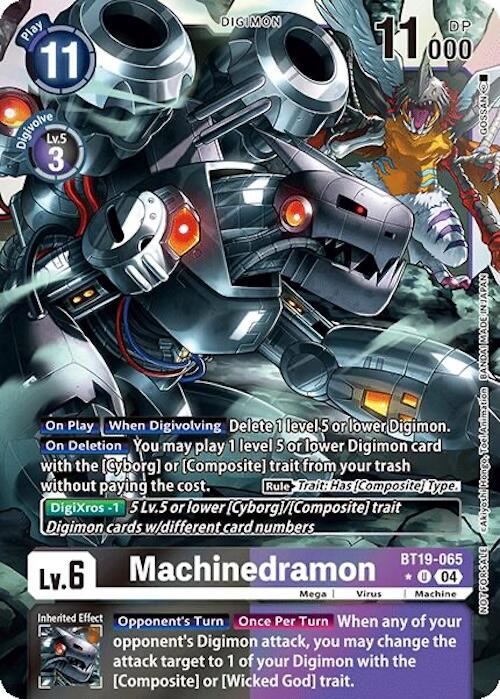 Machinedramon [BT19-065] (Release Special Booster Ver.2.0: Box Promotion Pack) [Release Special Booster Ver.2.0] | Cracking-Singles