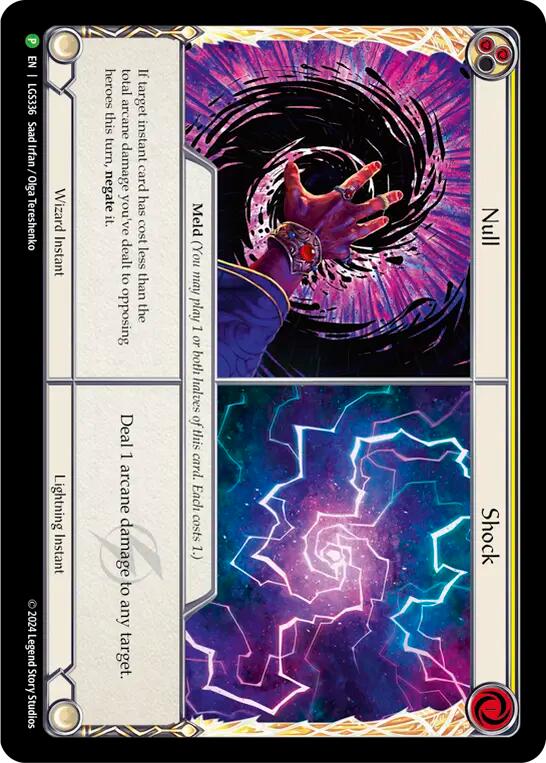 Null // Shock [LGS336] (Promo)  Cold Foil | Cracking-Singles