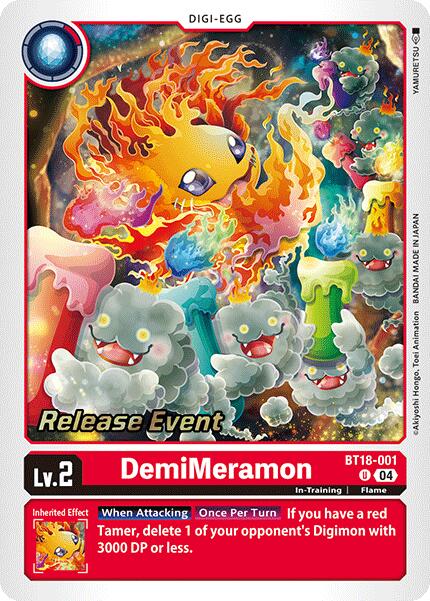 DemiMeramon [BT18-001] [Release Special Booster Ver.2.0 Promos] | Cracking-Singles