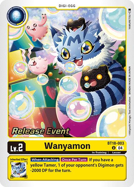 Wanyamon [BT18-003] [Release Special Booster Ver.2.0 Promos] | Cracking-Singles