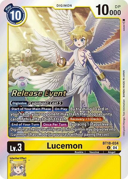 Lucemon [BT18-034] [Release Special Booster Ver.2.0 Promos] | Cracking-Singles