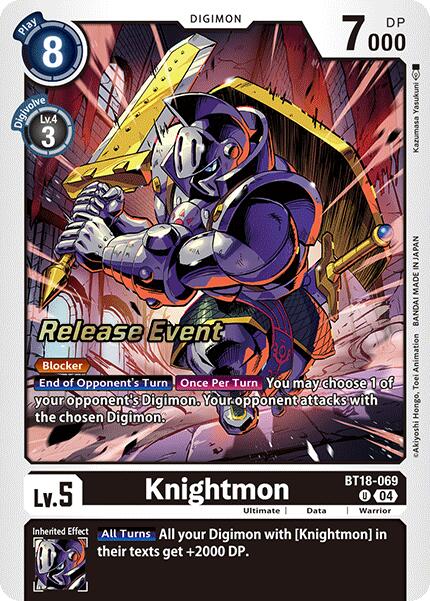 Knightmon [BT18-069] [Release Special Booster Ver.2.0 Promos] | Cracking-Singles