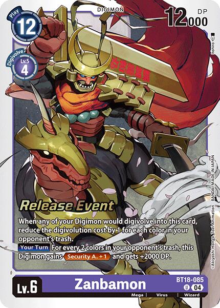 Zanbamon [BT18-085] [Release Special Booster Ver.2.0 Promos] | Cracking-Singles