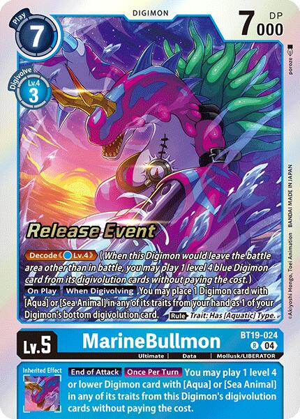 MarineBullmon [BT19-024] [Release Special Booster Ver.2.0 Promos] | Cracking-Singles
