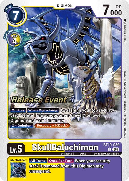 SkullBaluchimon [BT19-039] [Release Special Booster Ver.2.0 Promos] | Cracking-Singles