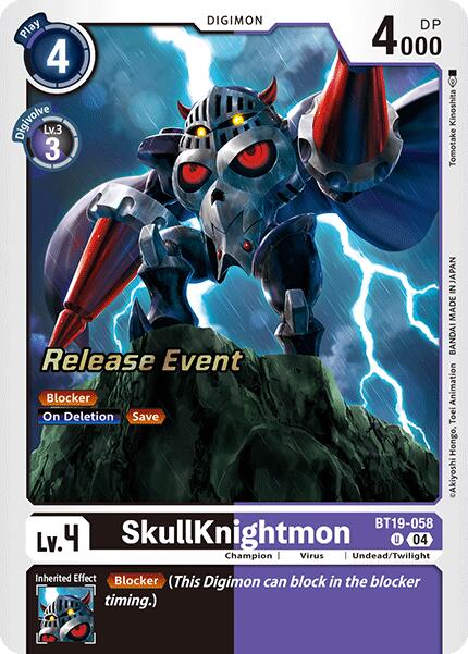 SkullKnightmon [BT19-058] [Release Special Booster Ver.2.0 Promos] | Cracking-Singles