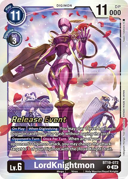 LordKnightmon [BT19-072] [Release Special Booster Ver.2.0 Promos] | Cracking-Singles