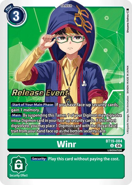 Winr [BT19-084] [Release Special Booster Ver.2.0 Promos] | Cracking-Singles