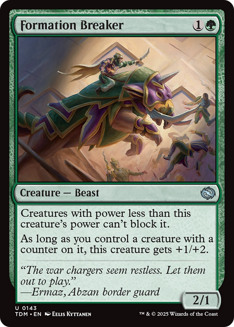 Formation Breaker [Tarkir: Dragonstorm] | Cracking-Singles