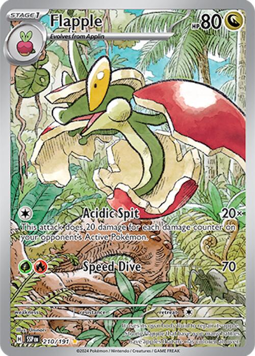 Flapple (210/191) [Scarlet & Violet: Surging Sparks] | Cracking-Singles