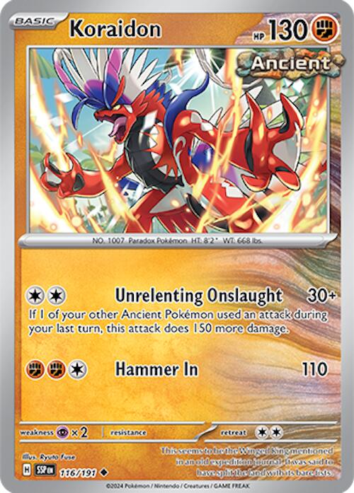 Koraidon (116/191) [Scarlet & Violet: Surging Sparks] | Cracking-Singles