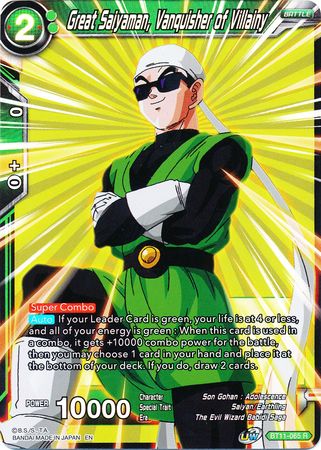 Great Saiyaman, Vanquisher of Villainy (BT11-065) [Vermilion Bloodline] | Cracking-Singles