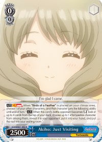 Akiho: Just Visiting (CCS/WX01-080 R) [Cardcaptor Sakura: Clear Card] | Cracking-Singles