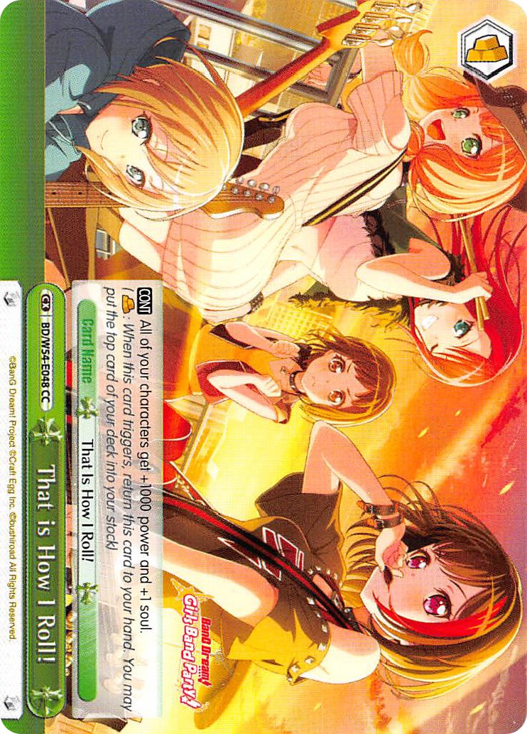 That is How I Roll! (BD/W54-E048 CC) [BanG Dream! Girls Band Party!] | Cracking-Singles
