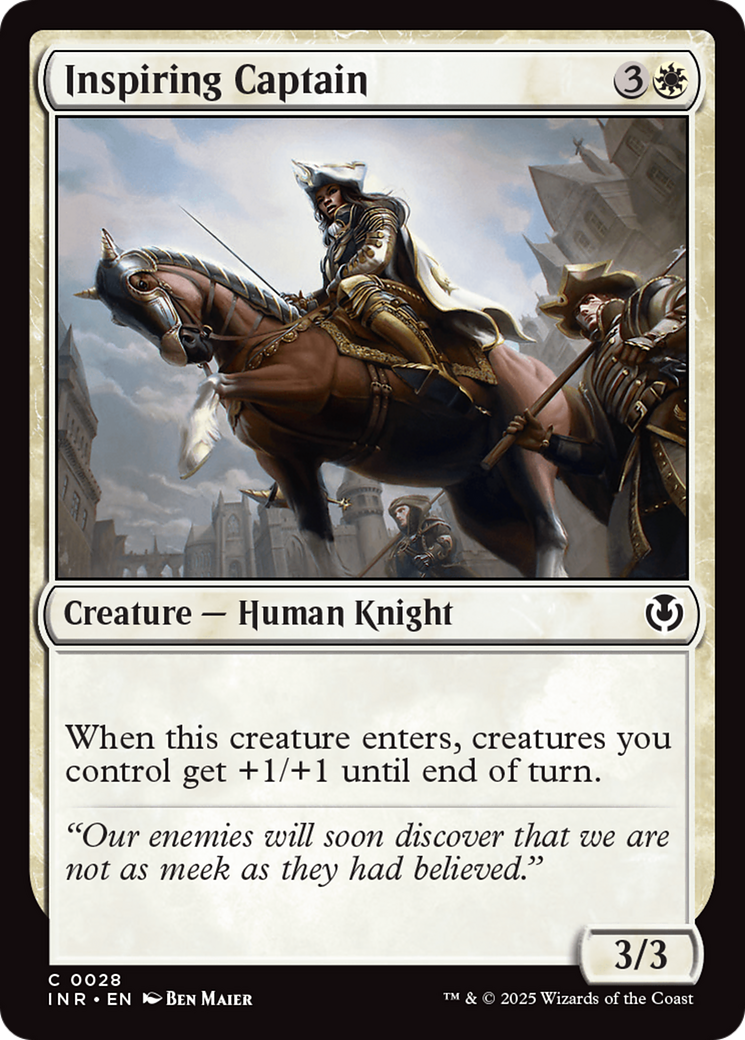Inspiring Captain [Innistrad Remastered] | Cracking-Singles