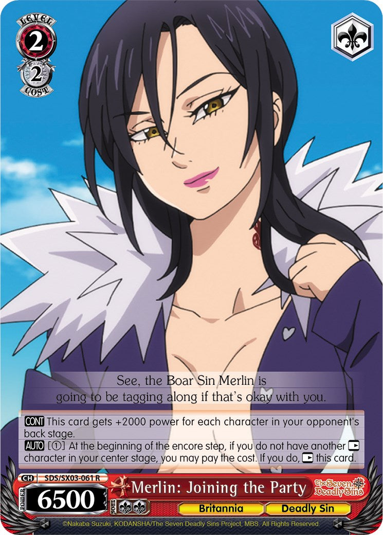 Merlin: Joining the Party (SDS/SX03-061 R) [The Seven Deadly Sins] | Cracking-Singles