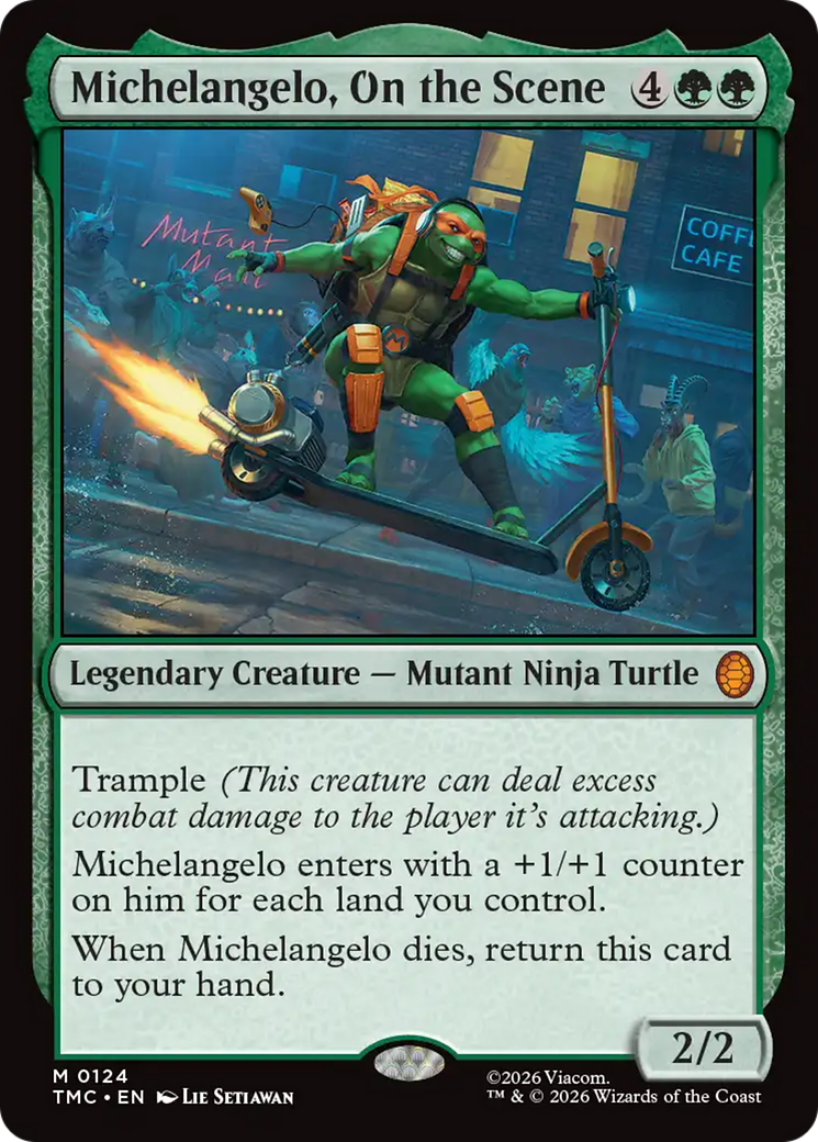 Michelangelo, On the Scene [Teenage Mutant Ninja Turtles Commander] | Cracking-Singles