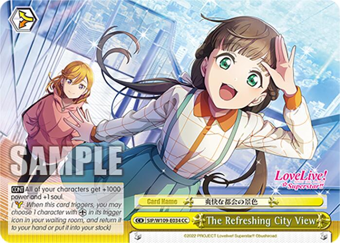 The Refreshing City View (SIP/W109-E034 CC) [Love Live School idol festival 2 MIRACLE LIVE!] | Cracking-Singles