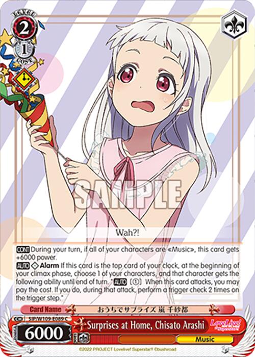 Surprises at Home, Chisato Arashi (SIP/W109-E089 C) [Love Live School idol festival 2 MIRACLE LIVE!] | Cracking-Singles