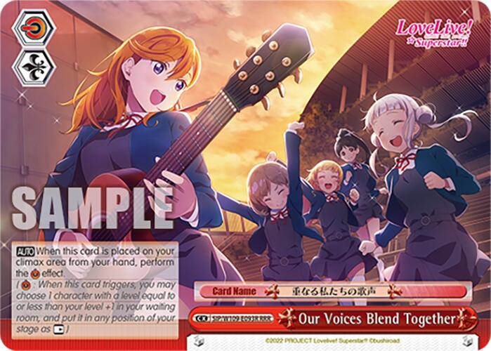Our Voices Blend Together (SIP/W109-E093R RRR) [Love Live School idol festival 2 MIRACLE LIVE!] | Cracking-Singles