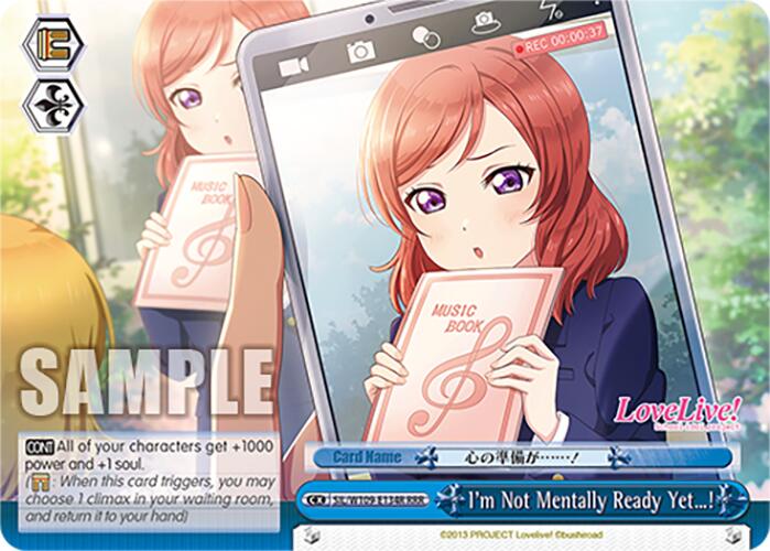 I'm Not Mentally Ready Yet! (SIL/W109-E134R RRR) [Love Live School idol festival 2 MIRACLE LIVE!] | Cracking-Singles