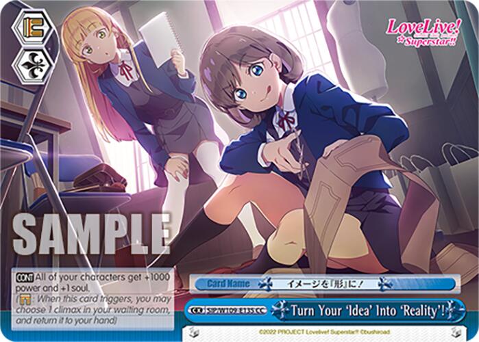 Turn Your 'Idea' Into 'Reality'! (SIP/W109-E135 CC) [Love Live School idol festival 2 MIRACLE LIVE!] | Cracking-Singles