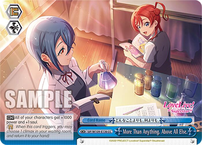 More Than Anything. Above All Else. (SIP/W109-E136 CC) [Love Live School idol festival 2 MIRACLE LIVE!] | Cracking-Singles