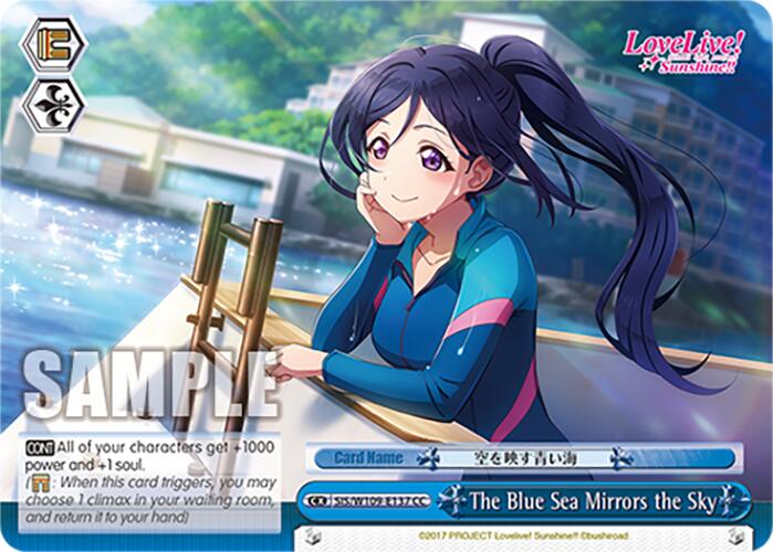 The Blue Sea Mirrors the Sky (SIS/W109-E137 CC) [Love Live School idol festival 2 MIRACLE LIVE!] | Cracking-Singles