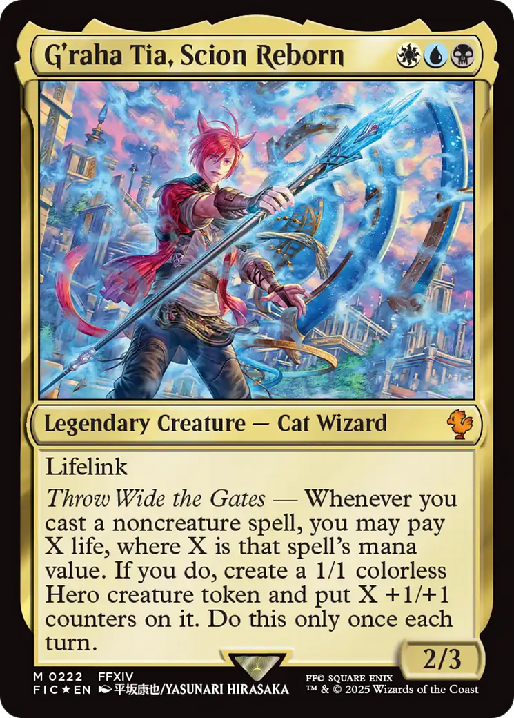 G'raha Tia, Scion Reborn (Surge Foil) [FINAL FANTASY Commander] | Cracking-Singles
