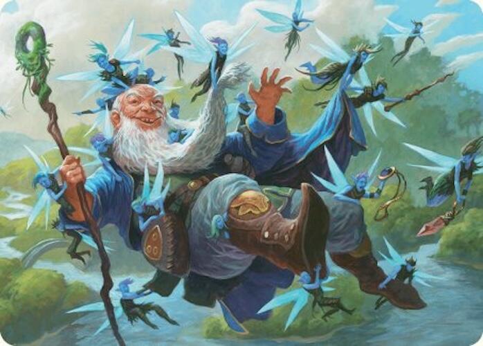 Mischievous Mystic Art Card (7/54) [Foundations Art Series] | Cracking-Singles