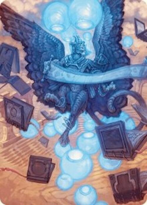 Sphinx of Forgotten Lore Art Card (33/54) [Foundations Art Series] | Cracking-Singles