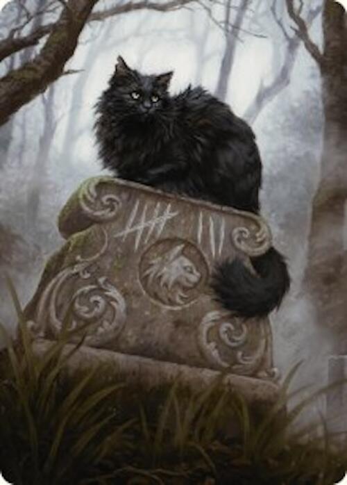 Nine-Lives Familiar 2 Art Card (36/54) [Foundations Art Series] | Cracking-Singles
