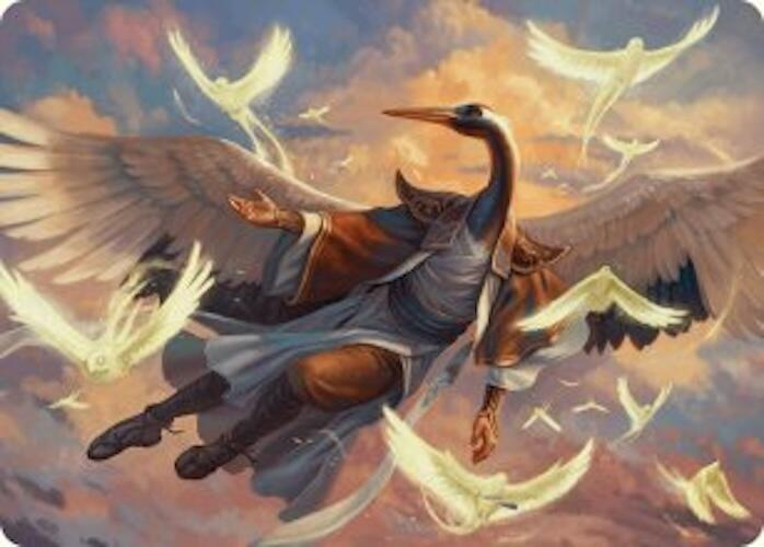 Kykar, Zephyr Awakener Art Card (16/54) [Foundations Art Series] | Cracking-Singles