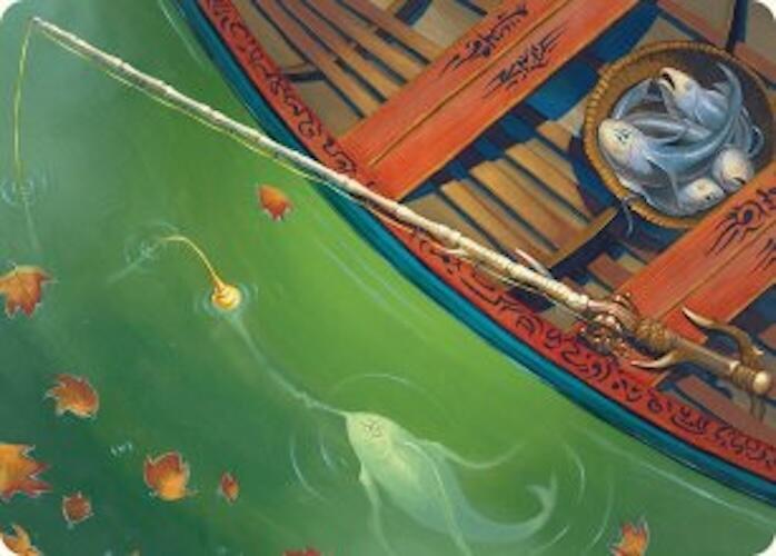 Fishing Pole Art Card (18/54) [Foundations Art Series] | Cracking-Singles